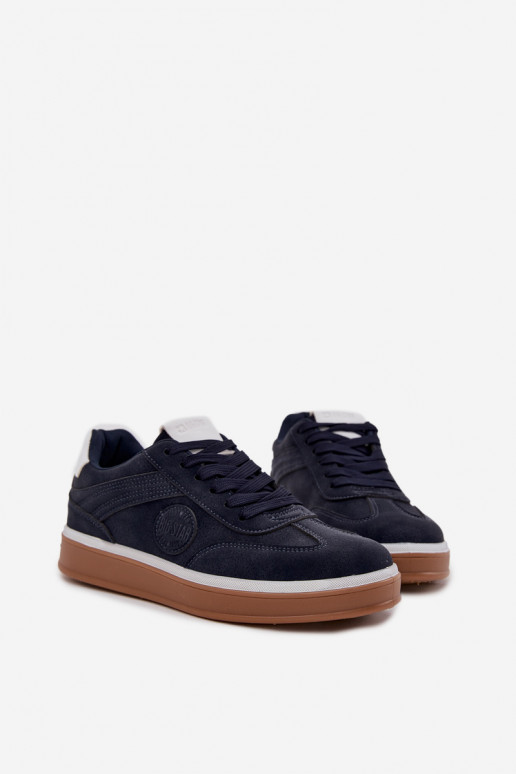 Sneakers Stilvollllschuhe Männlich Niedrig Big Star SS174021 HI-POLY SYSTEM Dunkelblau Sneakers Stilvollllschuhe Männlich Niedrig Big Star SS174021 HI-POLY SYSTEM Dunkelblau