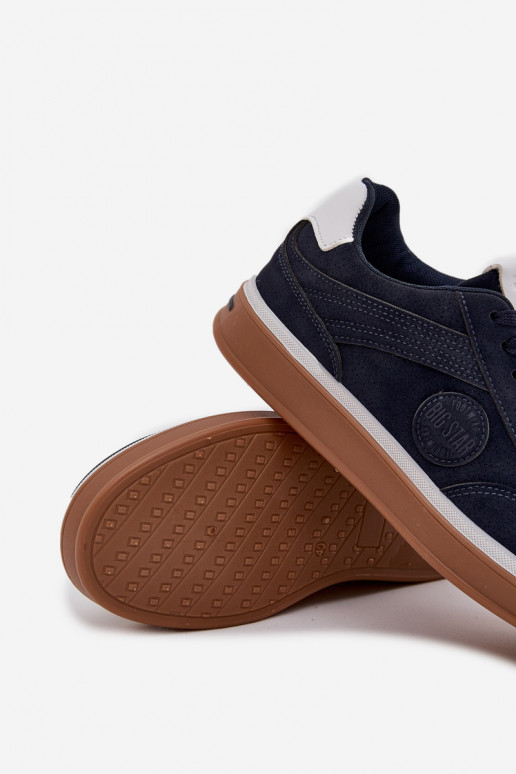 Sneakers Stilvollllschuhe Männlich Niedrig Big Star SS174021 HI-POLY SYSTEM Dunkelblau Sneakers Stilvollllschuhe Männlich Niedrig Big Star SS174021 HI-POLY SYSTEM Dunkelblau