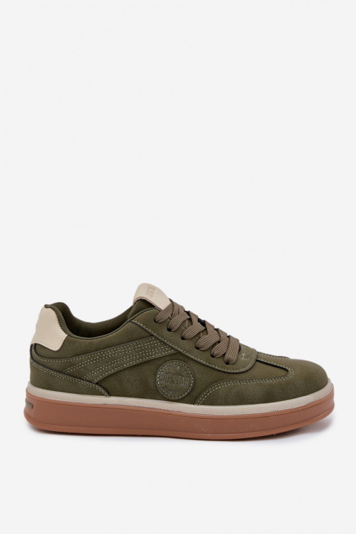 Sneakers Stilvollllschuhe Männlich Niedrig Big Star SS174022 HI-POLY SYSTEM Khaki-Farbe Sneakers Stilvollllschuhe Männlich Niedrig Big Star SS174022 HI-POLY SYSTEM Khaki-Farbe