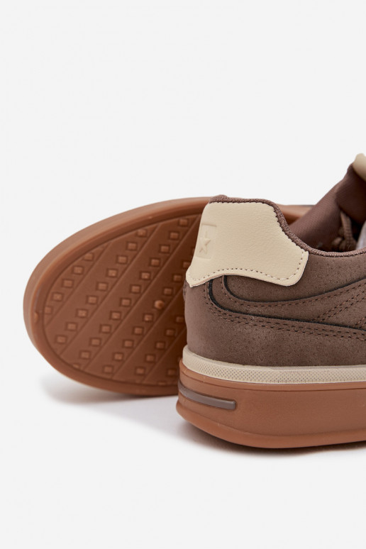 Sneakers Stilvollllschuhe Männlich Niedrig Big Star SS174020 HI-POLY SYSTEM Beige