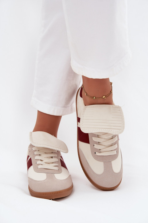 Niedrig Sneakers Stilvollllschuhe FemininINyZuiniętym Językiem Burgund Ardira Niedrig Sneakers Stilvollllschuhe FemininINyZuiniętym Językiem Burgund Ardira