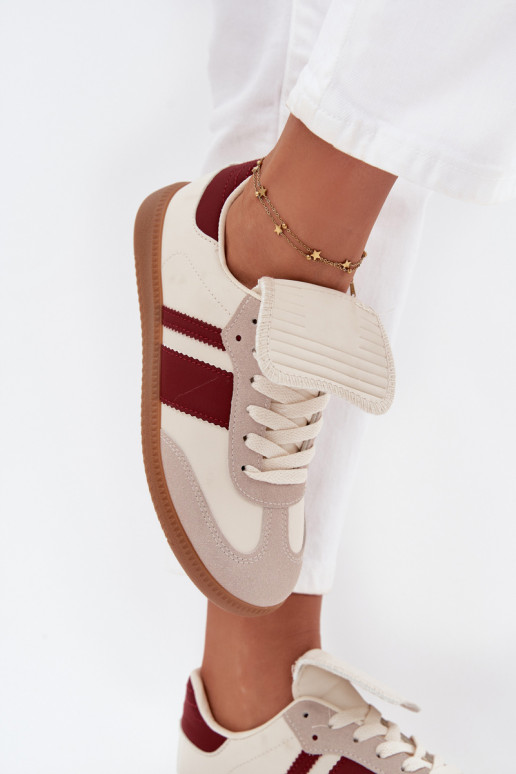 Niedrig Sneakers Stilvollllschuhe FemininINyZuiniętym Językiem Burgund Ardira Niedrig Sneakers Stilvollllschuhe FemininINyZuiniętym Językiem Burgund Ardira