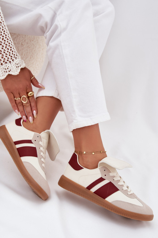 Niedrig Sneakers Stilvollllschuhe FemininINyZuiniętym Językiem Burgund Ardira Niedrig Sneakers Stilvollllschuhe FemininINyZuiniętym Językiem Burgund Ardira