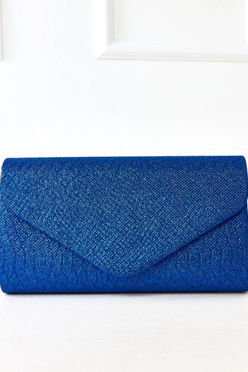 Blaue Umschlag-Form Handtasche Circle