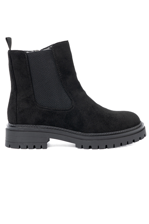 Klassisches Stilvollll schZuarze Farbe Schuhe auf einer dicken Sohle