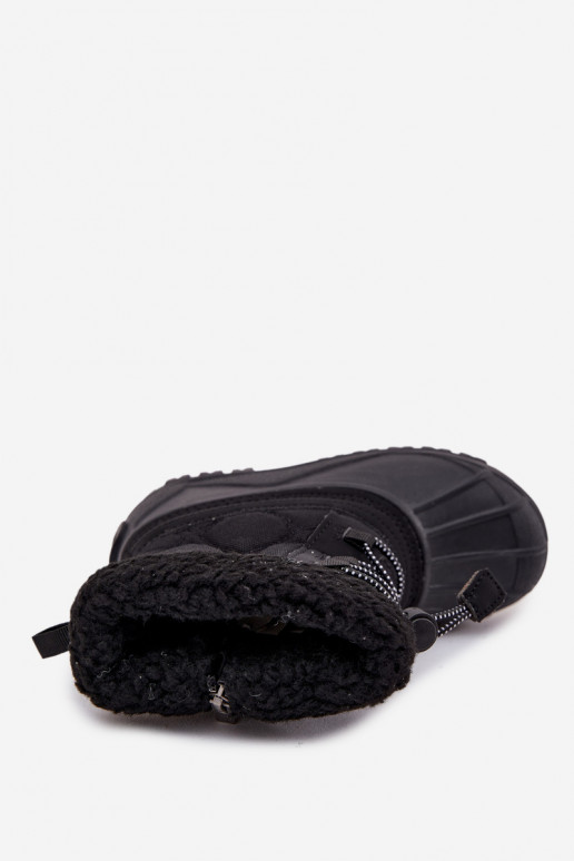 sich Zuarm laufen Schneestiefel Kindisch Zum Schloss Big Star OO374073 schZuarze Farbe