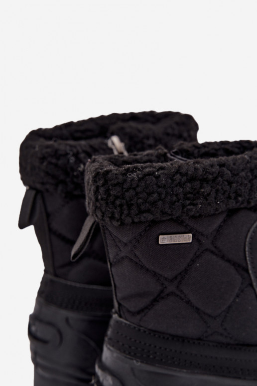 sich Zuarm laufen Schneestiefel Kindisch Zum Schloss Big Star OO374073 schZuarze Farbe