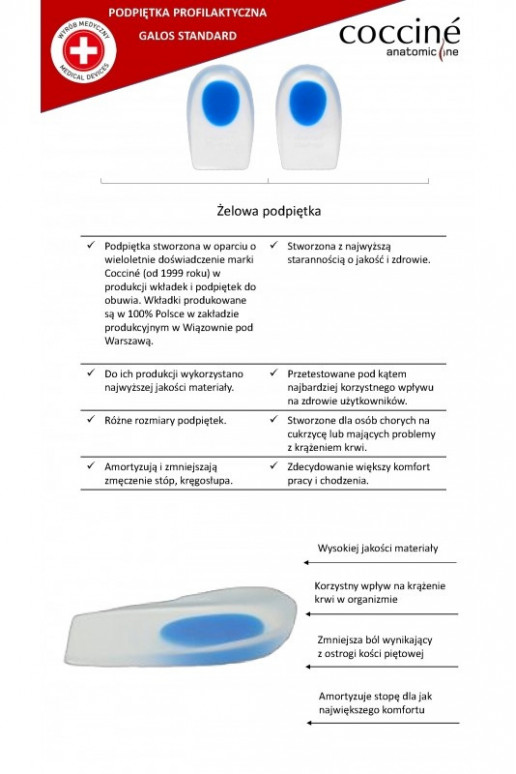 COCCINE GALOS Fersensocken Ermöglicht OstrogiŻelu COCCINE GALOS Fersensocken Ermöglicht OstrogiŻelu
