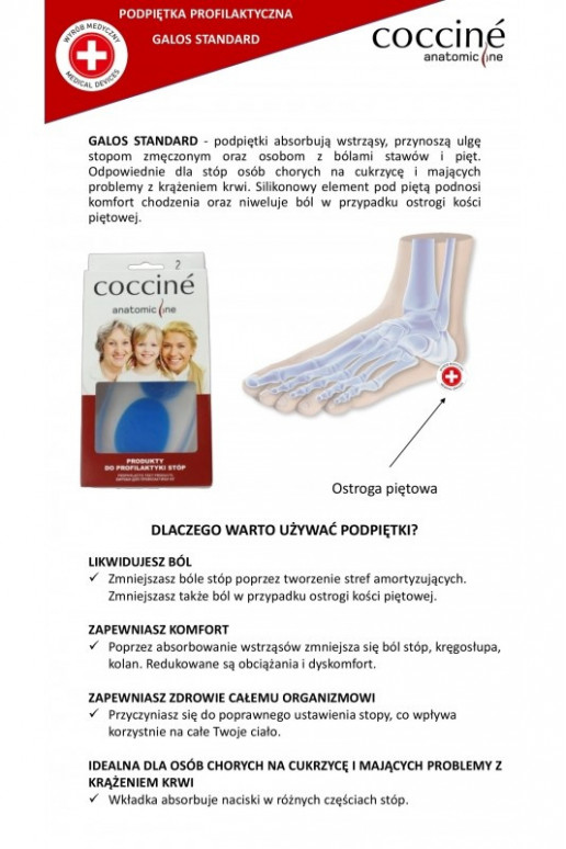 COCCINE GALOS Fersensocken Ermöglicht OstrogiŻelu COCCINE GALOS Fersensocken Ermöglicht OstrogiŻelu