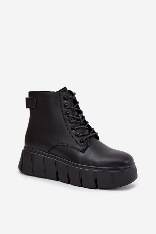 Haut sich Zuarm laufen Damenstiefel mit einer Plattform Vinceza 66803 schZuarze Farbe Haut sich Zuarm laufen Damenstiefel mit einer Plattform Vinceza 66803 schZuarze Farbe