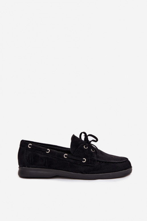 Schuhe Mokassins für Damen mit stilvollen Details schZuarze Farbe Calivra Schuhe Mokassins für Damen mit stilvollen Details schZuarze Farbe Calivra