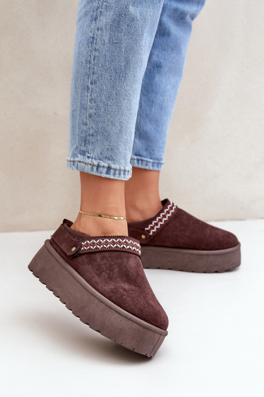 Schneestiefel Mit Dekorationen Haftem CzekoladoZue Selithria