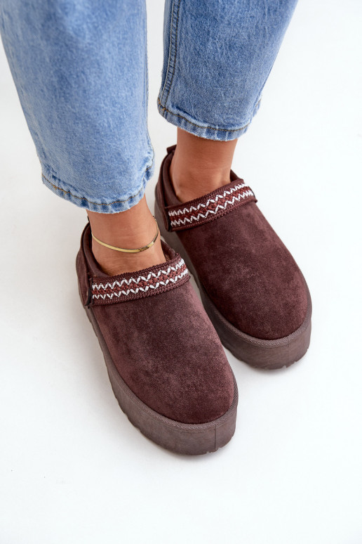 Schneestiefel Mit Dekorationen Haftem CzekoladoZue Selithria