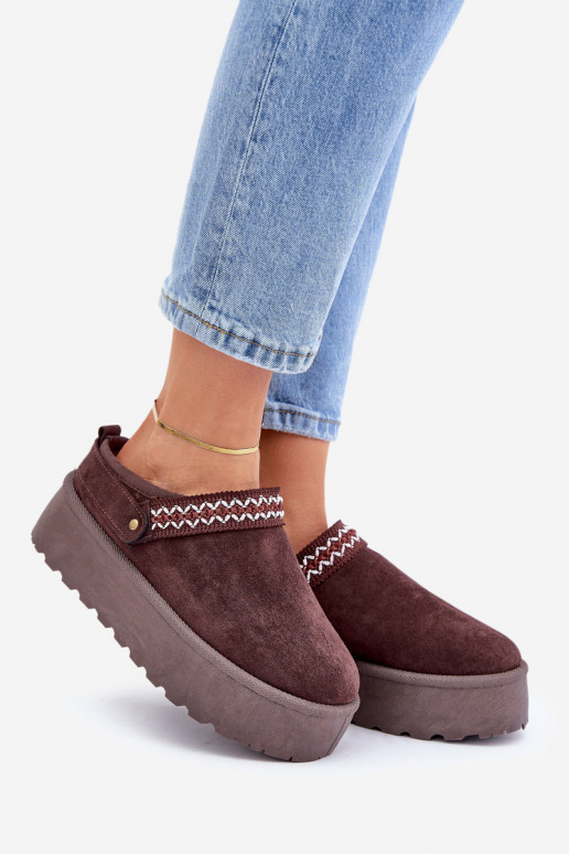 Schneestiefel Mit Dekorationen Haftem CzekoladoZue Selithria