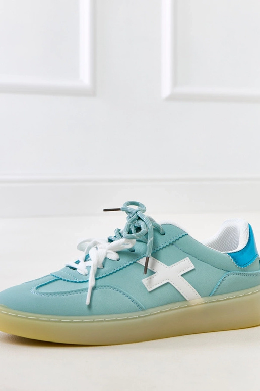 Eriksen Blaue Sneakers mit Plateau... Eriksen Blaue Sneakers mit Plateau...