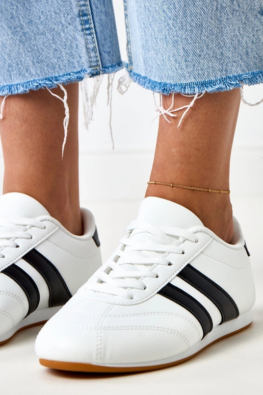 Mydland Weiße Tennis-Sneakers mit... Mydland Weiße Tennis-Sneakers mit...