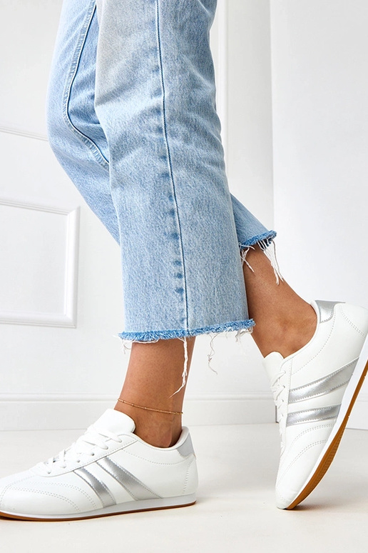 Mydland Weiße Tennis-Sneakers mit... Mydland Weiße Tennis-Sneakers mit...