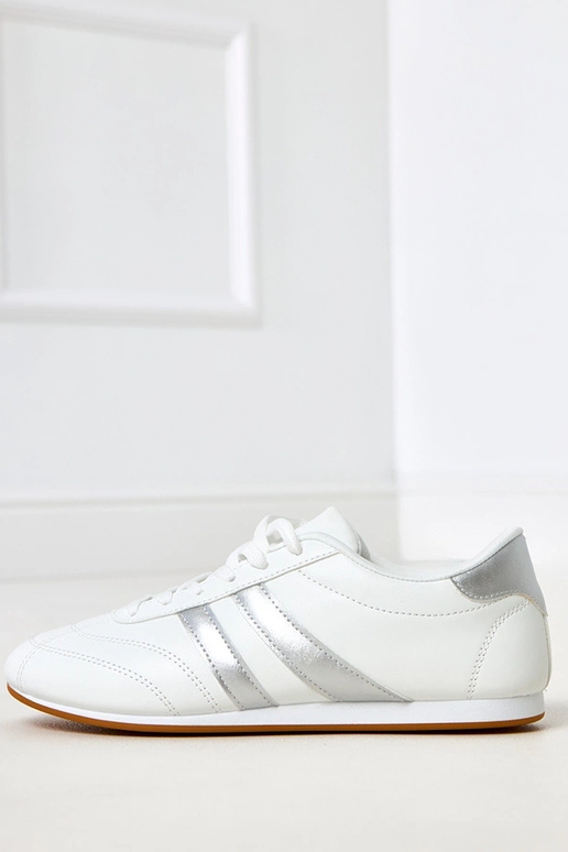 Mydland Weiße Tennis-Sneakers mit... Mydland Weiße Tennis-Sneakers mit...