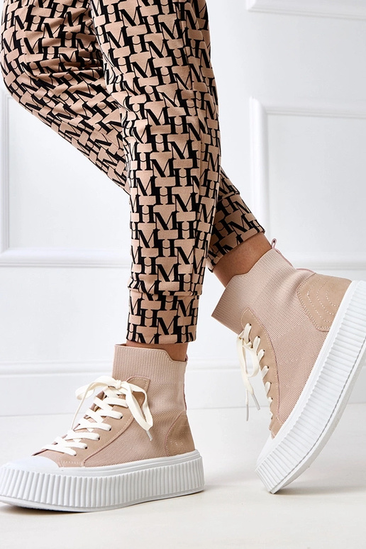 Perkins Rosa Slip-On Sneakers mit...