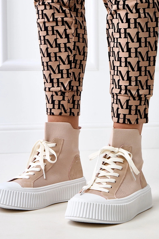 Perkins Rosa Slip-On Sneakers mit...