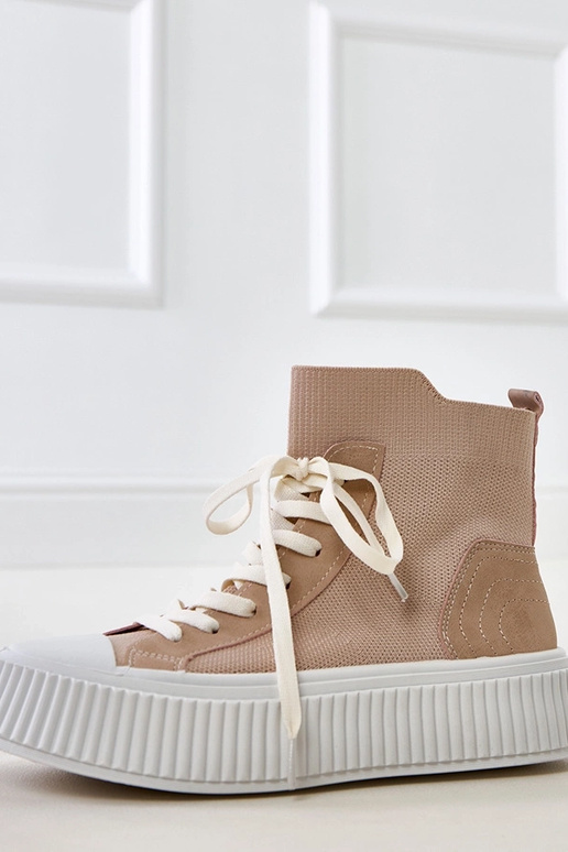 Perkins Rosa Slip-On Sneakers mit...