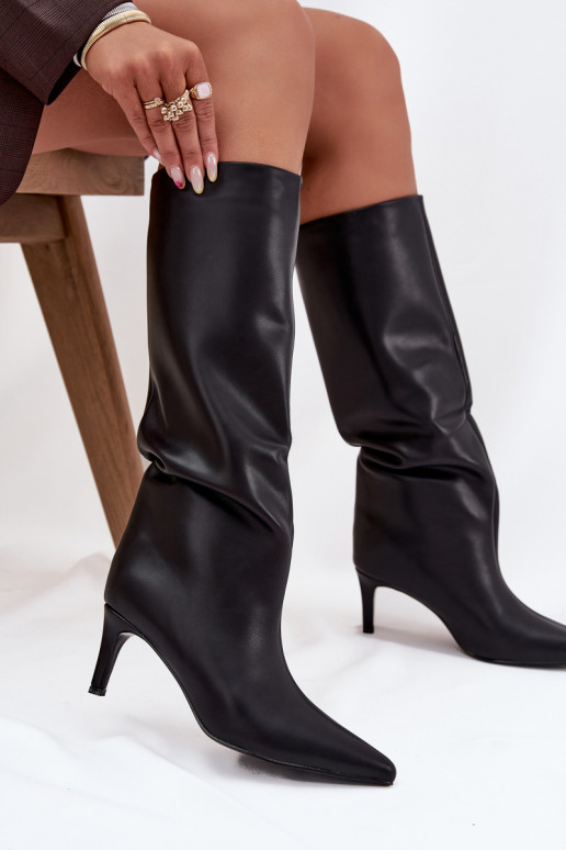 Damenstiefel Ein überzeugendes Stilvollll sich Zuarm laufen mit dünnen Absätzen schZuarze Farbe Olivienne Damenstiefel Ein überzeugendes Stilvollll sich Zuarm laufen mit dünnen Absätzen schZuarze Farbe Olivienne
