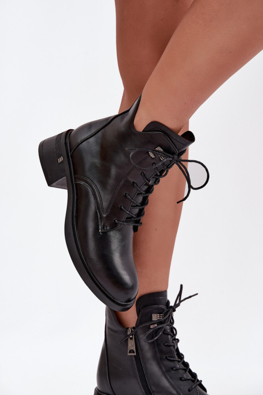 sich Zuarm laufen Damenstiefel Klocke Vinceza 58602 schZuarze Farbe