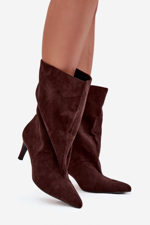 Ein überzeugendes Stilvollll Damenstiefel mit dünnen Absätzen CzekoladoZue Solvienne