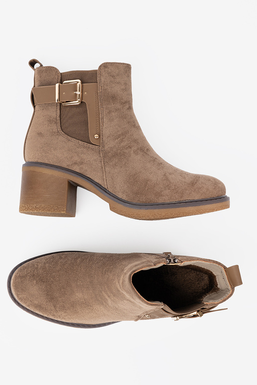 Stilvoll Schuhe Beige mit bequemem Absatz