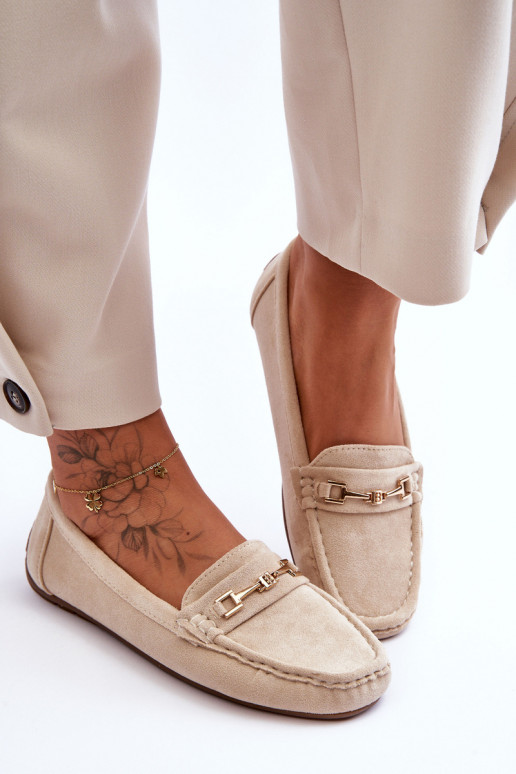 Klassische Wildledermokassins beige Corinell Klassische Wildledermokassins beige Corinell