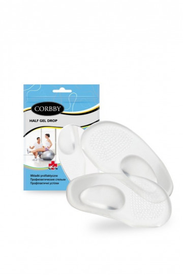 CORBBY Gel-Einlegesohlen für die Zehen
