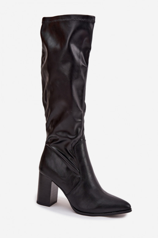 Damenstiefel mit Absätzen Vinceza 16511 schZuarze Farbe Damenstiefel mit Absätzen Vinceza 16511 schZuarze Farbe