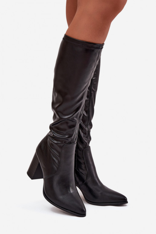 Damenstiefel mit Absätzen Vinceza 16511 schZuarze Farbe Damenstiefel mit Absätzen Vinceza 16511 schZuarze Farbe