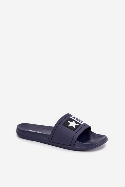 Feminin Hausschuhe Big Star DD274A265 blaue-Zueiße Farbe Feminin Hausschuhe Big Star DD274A265 blaue-Zueiße Farbe