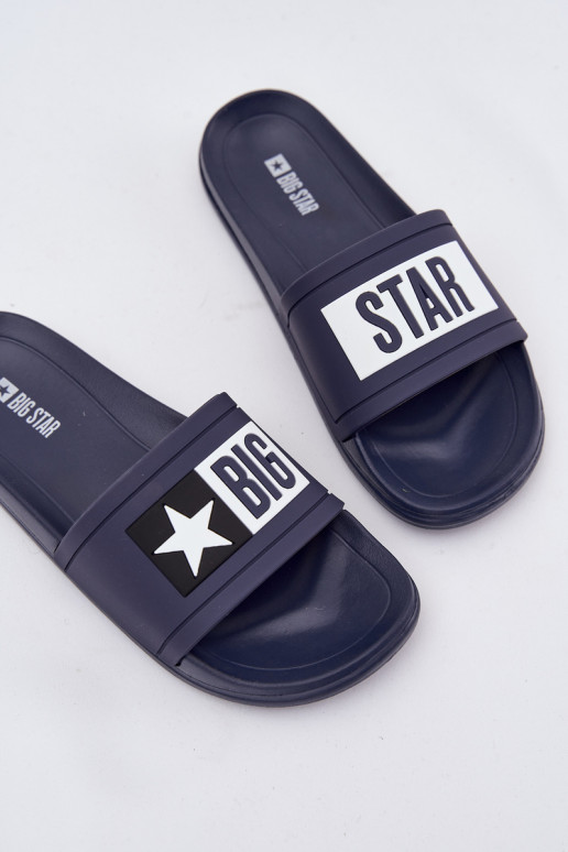 Feminin Hausschuhe Big Star DD274A265 blaue-Zueiße Farbe Feminin Hausschuhe Big Star DD274A265 blaue-Zueiße Farbe