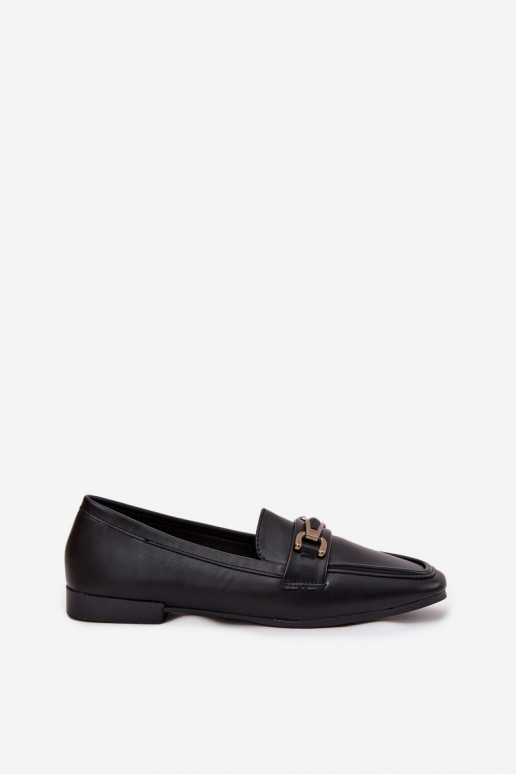 Schuhe Mokassins Feminin mit Ornamenten schZuarze Farbe Priscelle Schuhe Mokassins Feminin mit Ornamenten schZuarze Farbe Priscelle