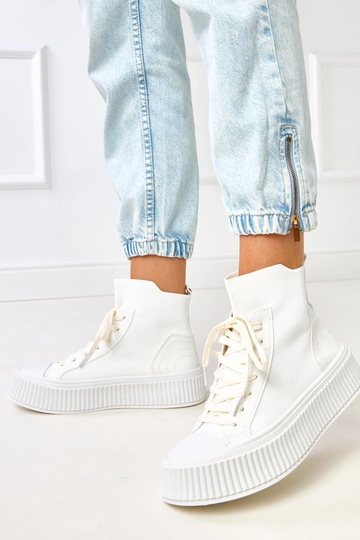 Weiße Schlupfsneaker mit... 2