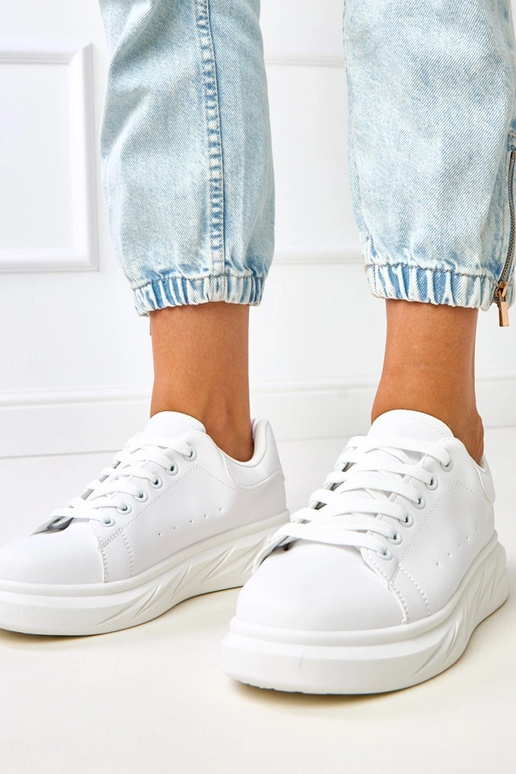 Weiße Sneakers auf Plattform "Rosier"
