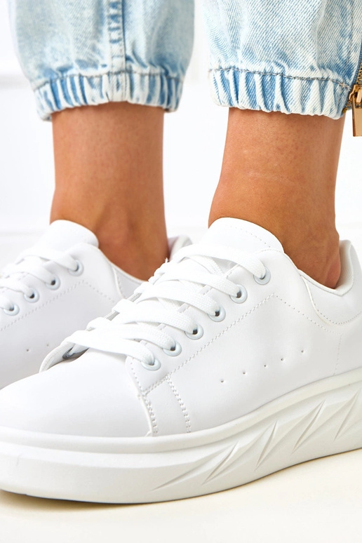 Weiße Sneakers auf Plattform "Rosier"