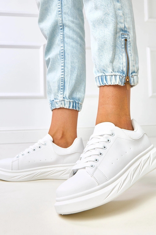 Weiße Sneakers auf Plattform "Rosier"