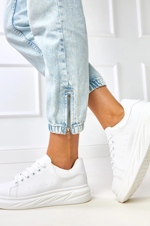 Weiße Sneakers auf Plattform "Rosier"