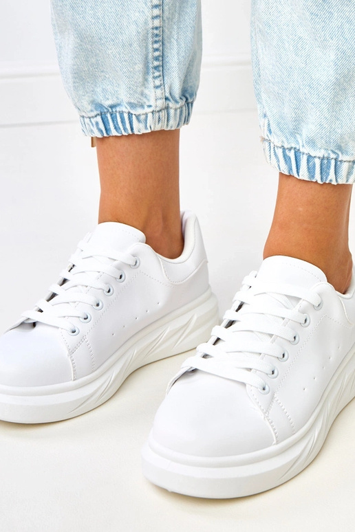 Weiße Sneakers auf Plattform "Rosier"