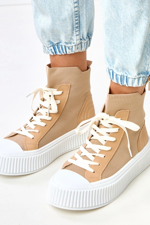 Braune Slip-On Sneakers im...