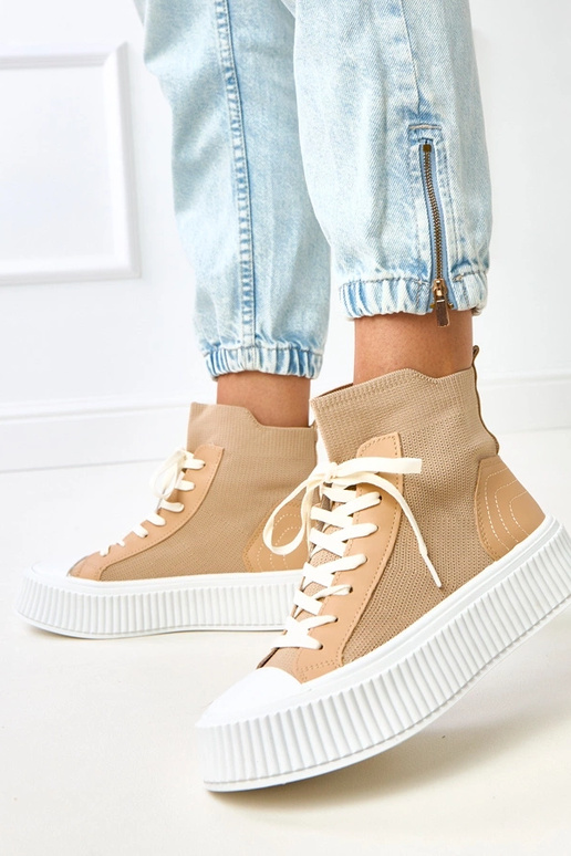 Braune Slip-On Sneakers im...