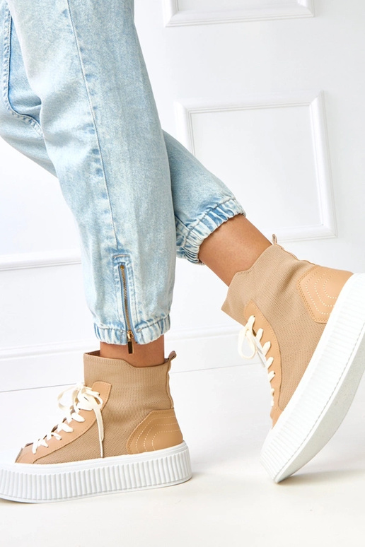 Braune Slip-On Sneakers im...