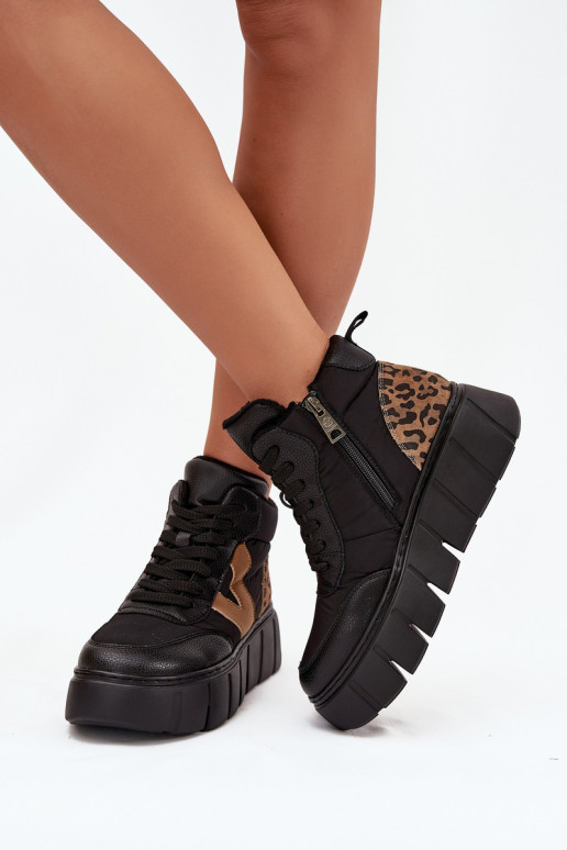 Haut Damenstiefel mit einer Plattform sich Zuarm laufen Vinceza 66838 schZuarze Farbe Haut Damenstiefel mit einer Plattform sich Zuarm laufen Vinceza 66838 schZuarze Farbe