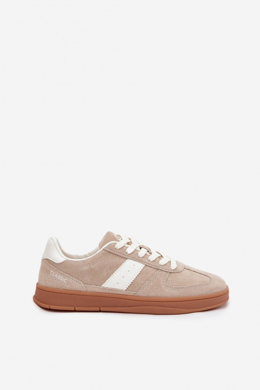 aus INildleder Sneakers Stilvollllschuhe Feminin Vinceza 14029 Beige aus INildleder Sneakers Stilvollllschuhe Feminin Vinceza 14029 Beige