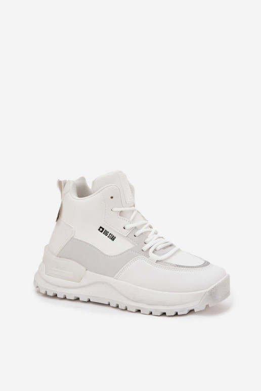 Turnschuhe Feminin mit einer Plattform Big Star SS274510 Zueiße Farbe Turnschuhe Feminin mit einer Plattform Big Star SS274510 Zueiße Farbe