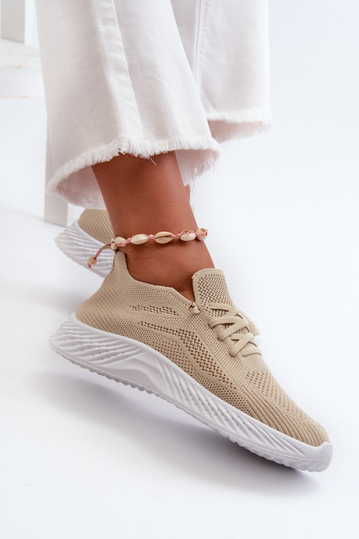Damen-Sportschuhe des widerstandsfähigen Modells Beige von Jagelia Damen-Sportschuhe des widerstandsfähigen Modells Beige von Jagelia
