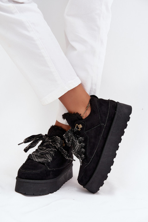 mit Schnürsenkeln Schneestiefel Feminin mit einer Plattform sich Zuarm laufen mit Fell innen schZuarze Farbe Tavelle mit Schnürsenkeln Schneestiefel Feminin mit einer Plattform sich Zuarm laufen mit Fell innen schZuarze Farbe Tavelle